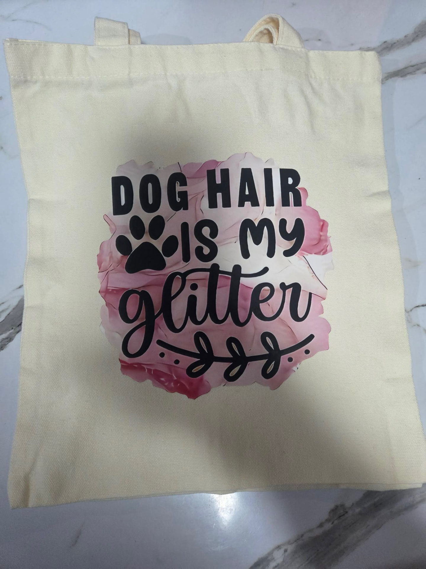 Dog Hair Is My Glitter tote bag