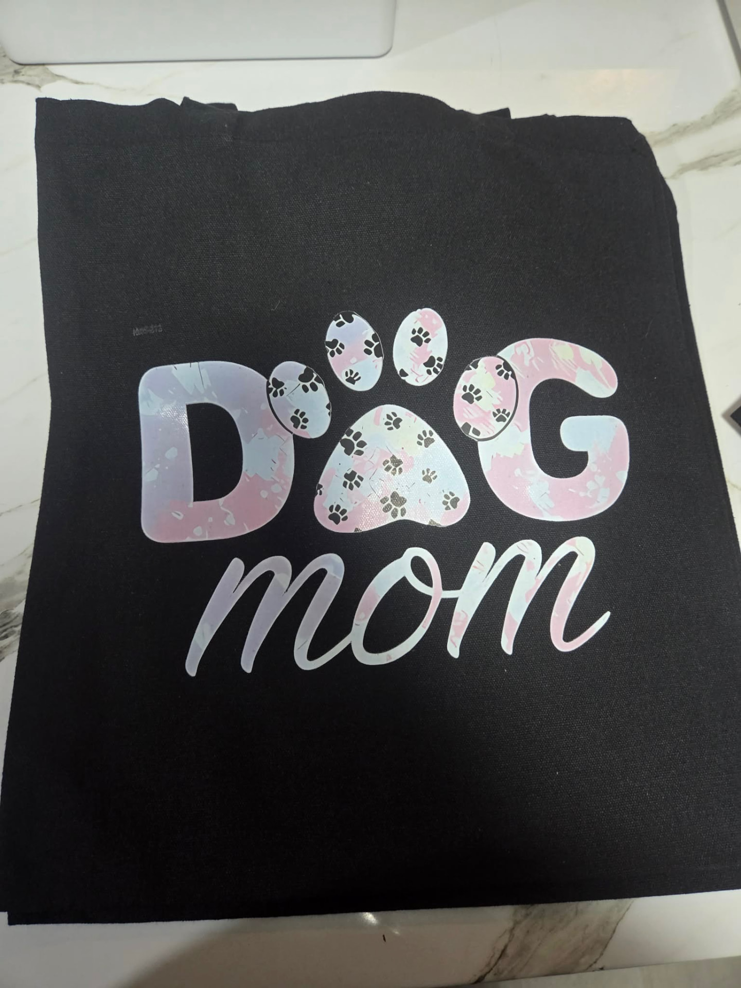 Dog Mom tote bag